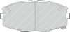 FERODO FDB476 Brake Pad Set, disc brake